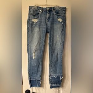 Blank NYC Blue Denim Distressed Jeans